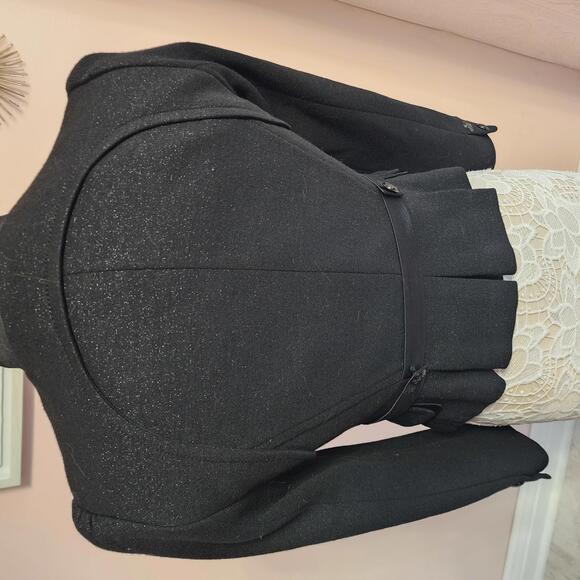 Flawless EMG Wool-Blend Blazer black shimmer – Korean 55 (US Small) - Picture 3 of 8